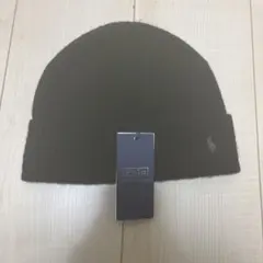 オ*泉様 Polo by Ralph Lauren 黒 ニット帽