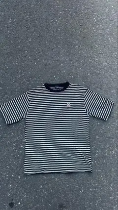 ボーダーTシャツ　Tシャツ ブラック archive 古着 ノームコア