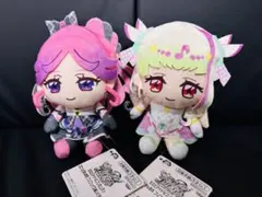 キミとアイドルプリキュア コロっとまんまる プリフェイスぬいぐるみ　2点5