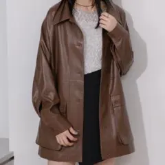 Kastane フェイクレザージャケット