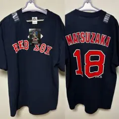MLB レッドソックス松坂大輔 Majestic オーセンティック 18 - メルカリ