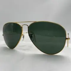 良品 Ray-Ban サングラス ゴールド メタルフレーム ティアドロップ