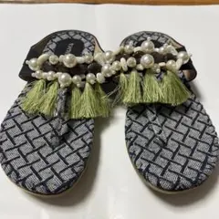 TITICACA トングサンダル パール装飾のサムネイル