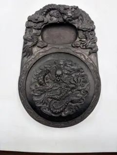 2911 中国古硯　人物文字彫刻　中国骨董　書道具 2026年最新】中国 硯の人気アイテム - メルカリ