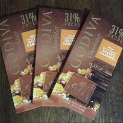 週末セール！ Godiva ゴディバ 塩キャラメル 板チョコのサムネイル