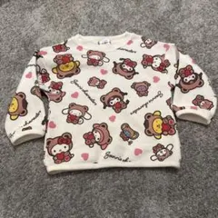 サンリオ 冬服 裏起毛 90cm