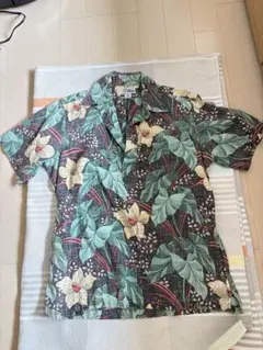 激レアハワイ購入 Reyn Spooner アロハシャツ ボタニカル柄 Mサイズのサムネイル