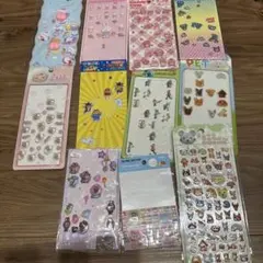 キャラクターシール ステッカー まとめ売り ミッフィー クレヨンしんちゃん