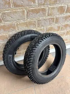 絶版モンキーゴリラダンロップ（DUNLOP）K232 3.75-8ブロックタイヤ 