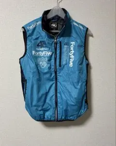 FortyFive ナイロンベスト ブルー Mサイズ