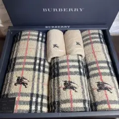 バーバリーロンドン　BURBERRY バスタオル他5点セット　箱入り