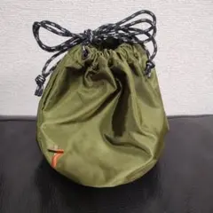 studio seven 巾着ポーチ　バッグ　カーキ