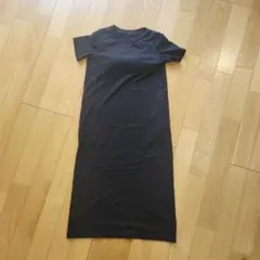 ユニクロ　エアリズムコットンブラワンピース　ブラック　Mサイズ