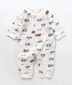 アプレレクール　ワッフルバラエティカバーオール