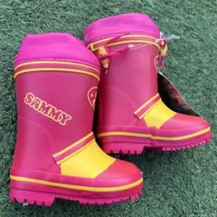 新品タグ付き‼️ SAMMY ピンク・イエロー 長靴　雪かき付き