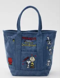 ロデオクラウンズ　スヌーピー　PEANUTS トートバッグ　ブルーのサムネイル