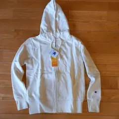 チャンピオンベーシック裏毛ジップパーカー　CW-K109 ホワイト　L