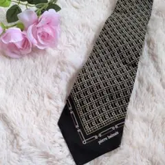 pierre balmain 幾何学模様 ブラウンネクタイメンズのサムネイル