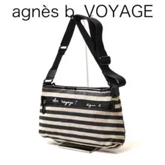 H998-13◾️アニエスベーボヤージュ　ボーダーショルダーバッグ　斜め掛け
