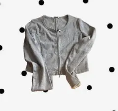 gu ジップアップ　クロップド丈　ロンt y2k