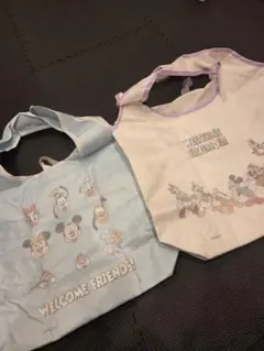THREEPPY　レトロミッキー　エコバッグ 2点セット