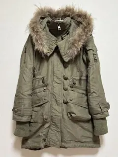 モッズコート ミリタリー ファー Y2K 平成ギャル M SPIRALGIRL