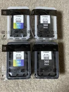 使用済Canon 純正インク BC-360XL BC-361XL 計16個 - メルカリ