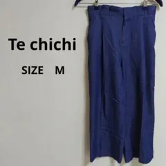 ⑳【Te chichi】クロップドパンツ M ストレッチ 綺麗め 春夏 テチチのサムネイル
