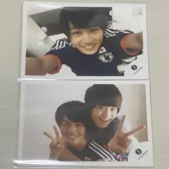 松田元太(松倉海斗.中村嶺亜) 公式写真 Jr. Jロゴ