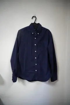 ⭐︎美品⭐︎グローバルワークネイビーコットン１００％シャツのサムネイル