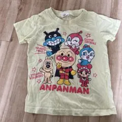 アンパンマン Tシャツ 薄い黄色