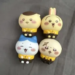 ココス　ちいかわコラボ　ソフビ人形　4個セット