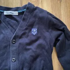 familiar カーディガン 110 ネイビー