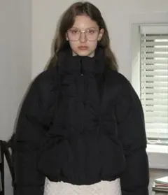 [新品]シヌーンSinoonハーフコートブラック 新品]シヌーンSinoonハーフコートブラック 2024-2025 AW sinoon