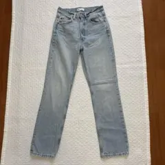 ZARA デニムパンツEU36 ライトブルー