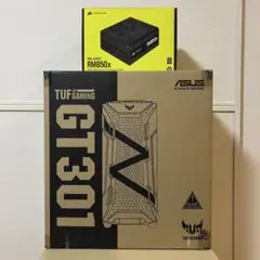 ASUS GT301 ケース & CORSAIR RM850x セット
