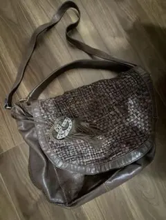 ROBERTA GANDOLFI レザー 2-way ショルダーバッグ ブラウンのサムネイル