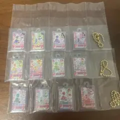 【アイカツ】ガチャ　カードチャーム　あおい　蘭　おとめ　ユリカ　かえで　さくら