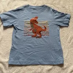 ティラノサウルス Tシャツ スパンコール付き 男の子用 130cm