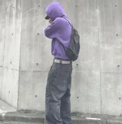 BEAMS オリジナルパープルパーカー サイズXL