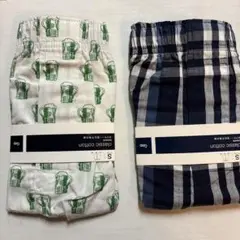 Gap トランクス S ビールジョッキ柄・チェック柄　2枚セット