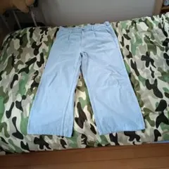 GU デニムバギースラックス ＸＬ（ＬＬサイズ）