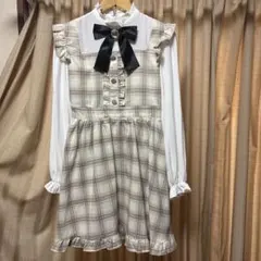 AnkRouge チェック柄ワンピース