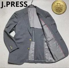 J.PRESS 金ボタン テーラードジャケット 段返　大きめ ジェイプレス