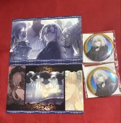 FGO ジャンヌ・ダルク　オルタ　ガチャメイト　缶バッジ　ポストカード　セット