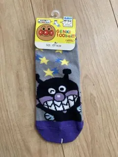 バイキンマン　キッズ靴下 13-19cm 新品未使用　アンパンマン