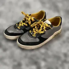 COACH スエードスニーカー グレー/ブラック/イエロー 8Dのサムネイル