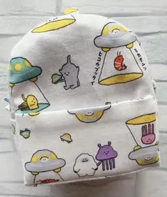 ハンドメイド　ミニリュック型ポーチ　ミステリープラネット　UFO 未確認生物