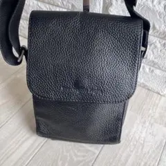 Ermenegildo Zegnaエルメネジルドゼニア　シボ革　ショルダーバッグ エルメネジルドゼニア Ermenegildo Zegna レザー ショルダー