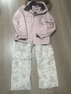 X-NIX スノーボードウェア　レディース 上下　美品　ピンク　迷彩柄　M